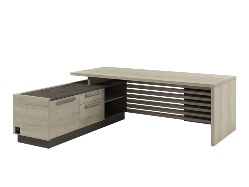 Стол Z-222л.1000 левый с блоком розеток