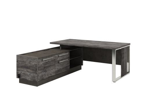 Стол Z-418л.1000 левый с блоком розеток