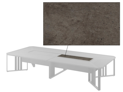 Центральная вставка для стола переговоров Z-201 без блоков розеток Z-211