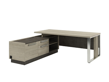 Стол Z-420л.1000 левый с блоком розеток