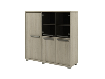 Шкаф трехсекционный с гардеробом левый Z-33-02л