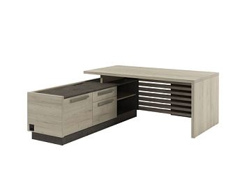 Стол Z-218л.1000 левый с блоком розеток