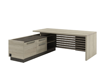 Стол Z-220л.1000 левый с блоком розеток