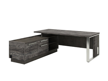 Стол Z-420л.1000 левый с блоком розеток