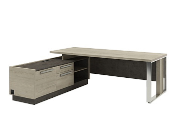 Стол Z-422л.1000 левый с блоком розеток