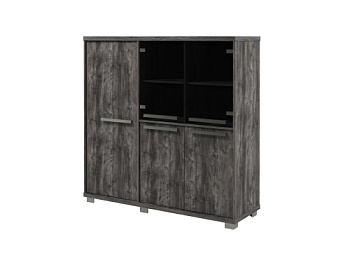 Шкаф трехсекционный с гардеробом левый Z-33-02л